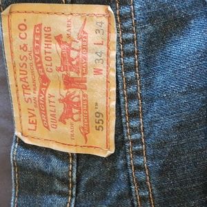 Levi's 559 Relaxed Fit Straight Cut Jeans
